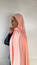 Soft Coral - Premium Jersey Hijab