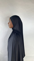 Black - Liquid Jersey Hijab