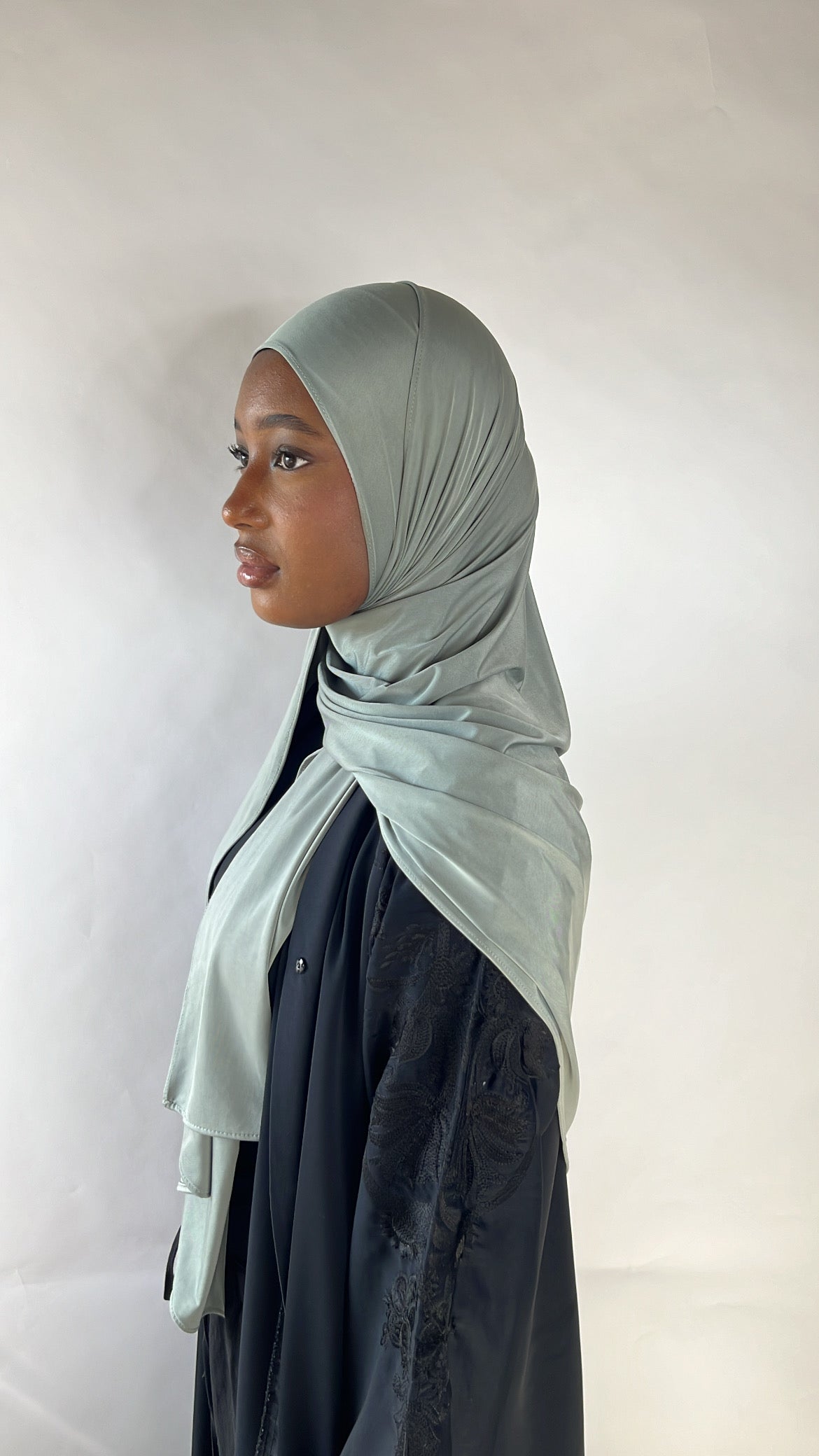 Sage Mist - Liquid Jersey Hijab