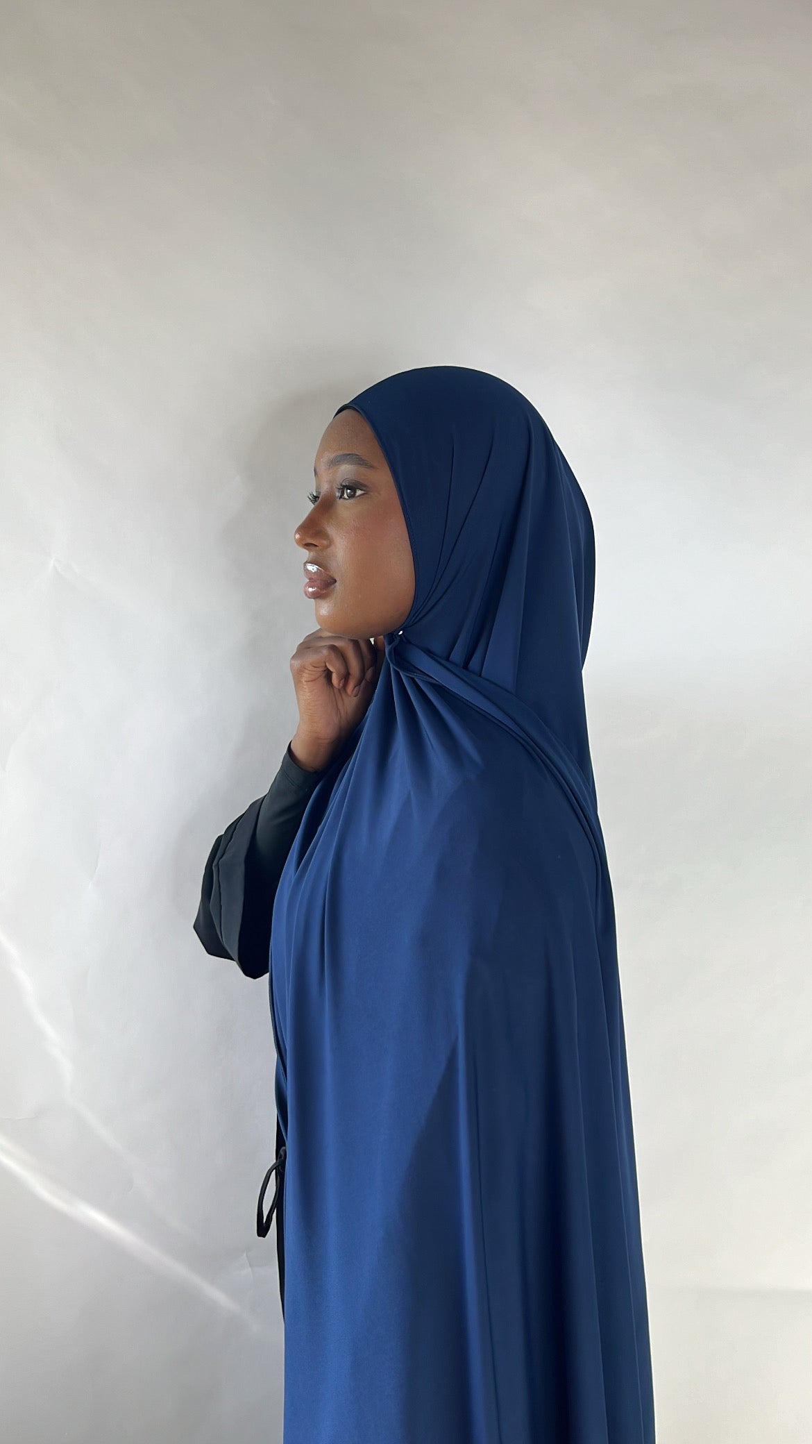 Blue - Premium Jersey Hijab