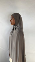 Dark Grey - Premium Jersey Hijab