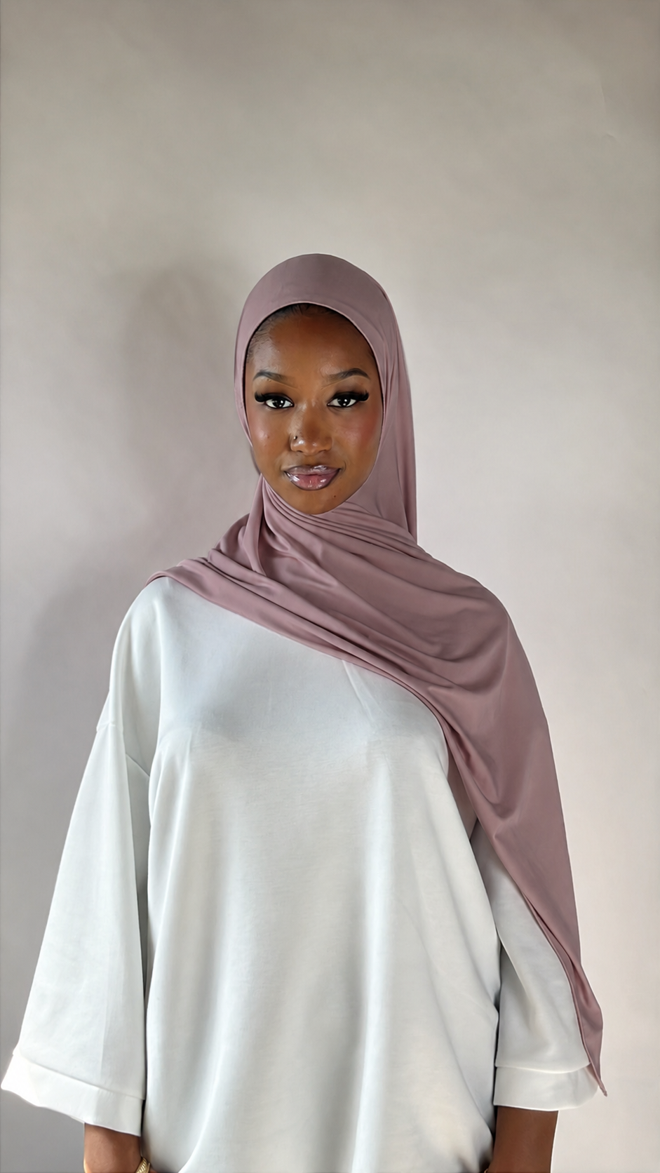 Dusty Rose - Premium Jersey Hijab